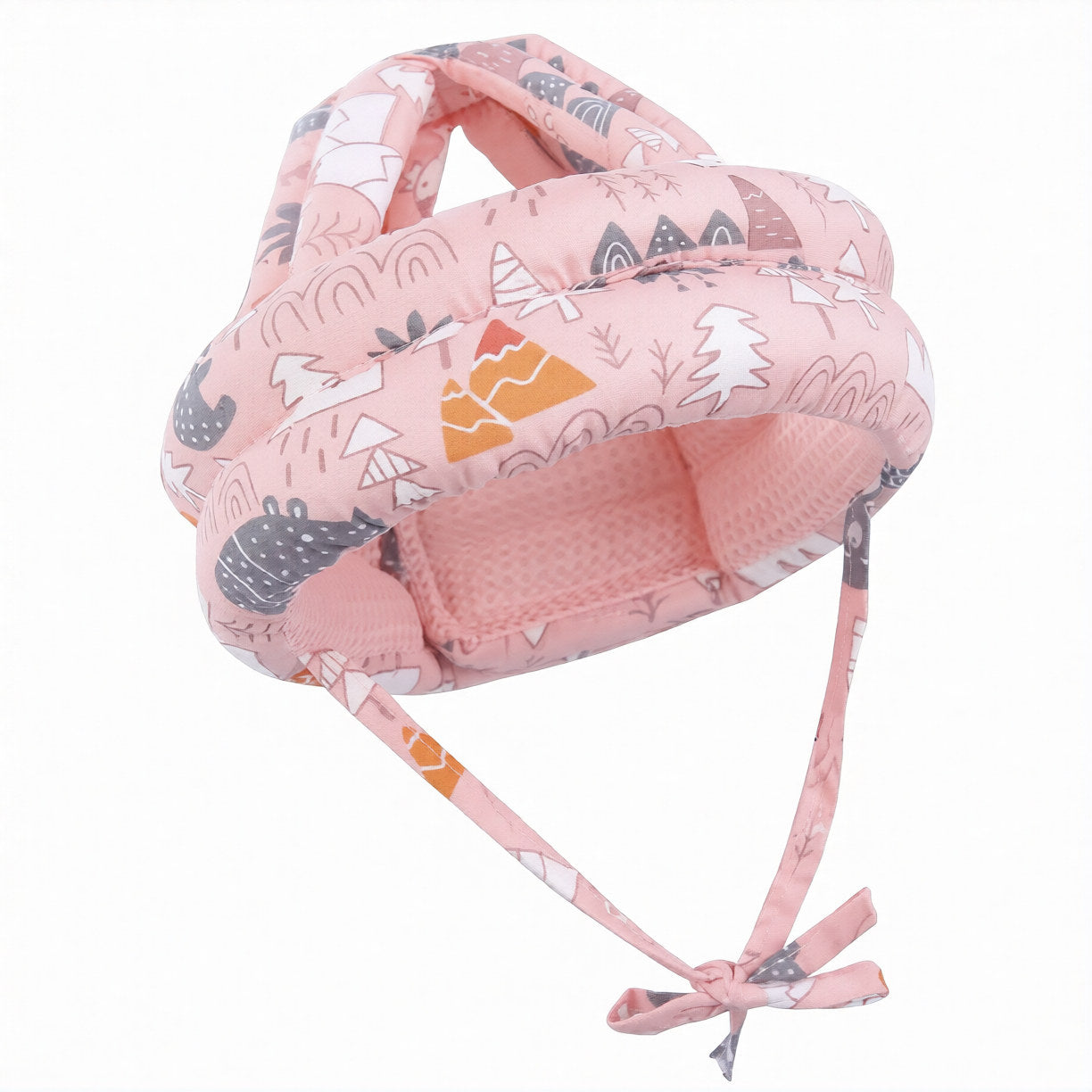 BoingHat baby safety helmet in Blossom Pink with adjustable chin strap